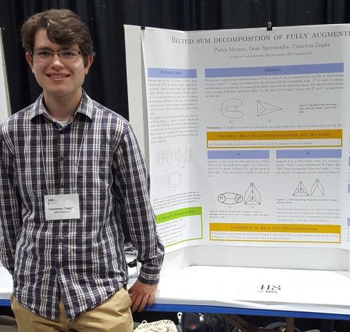 Cameron Ziegler's poster on Belted Sum Decomposition of Fully Augmented Links.