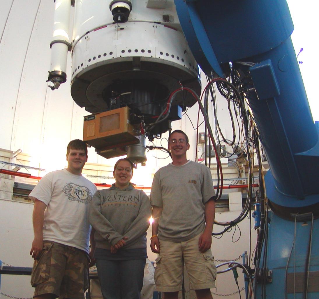 Students at Kitt Peak Observatory