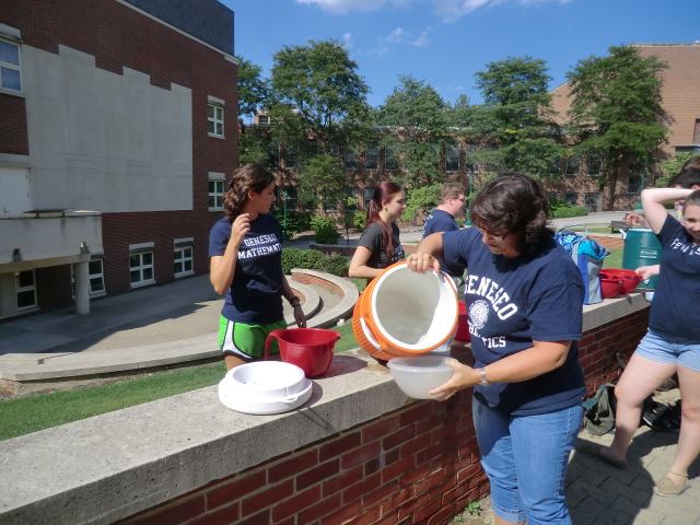 PRISM Math Club: Students prepare buckets of ice