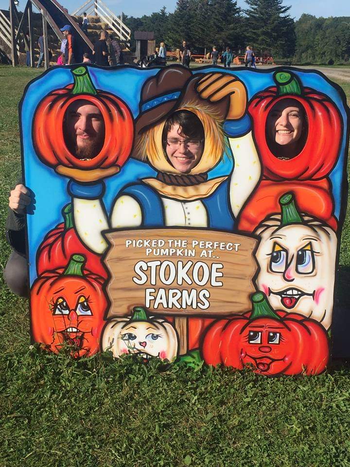 PRISM Math Club: Students posing for a photo at the farm