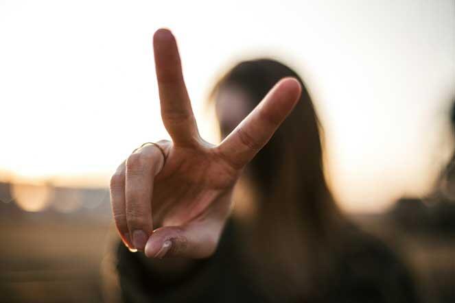 peace sign