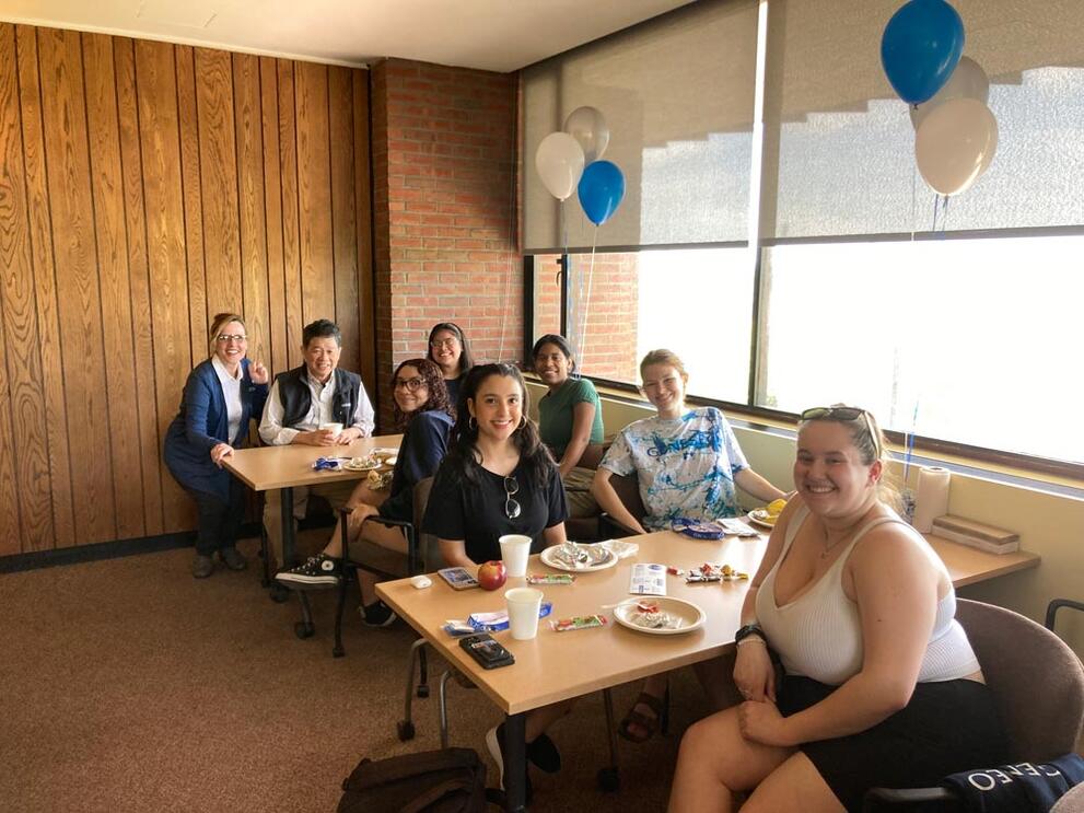 First Gen Brunch May 2023 - attendees at tables