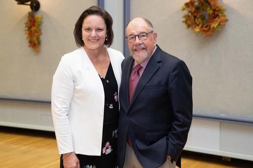 Dr. Kathleen Rose '79 and Ron Herzman