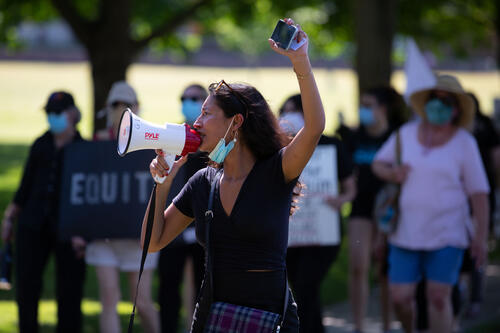 BLM rally