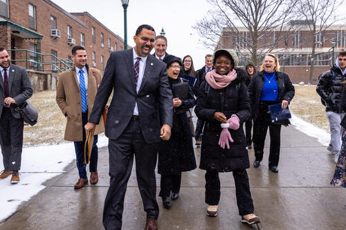 SUNY Chancellor King at Geneseo campus