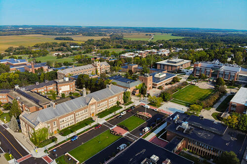 Aerial Photograph of SUNY Geneseo Campus