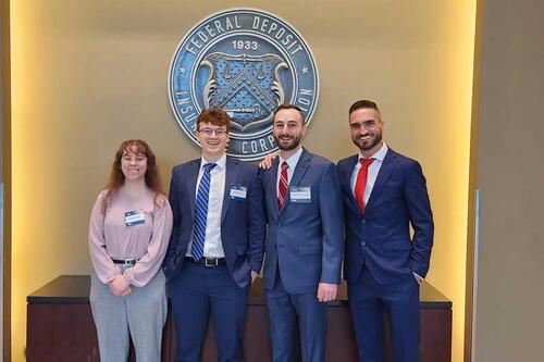 Winning FDIC Academic Challenge team