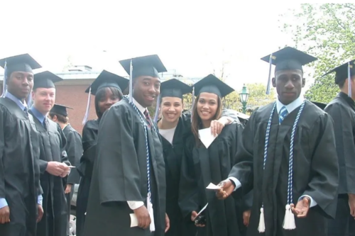 Schiller C. Joseph '04 at graduation 