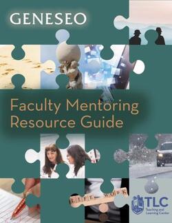 Book cover for Geneseo Faculty Mentoring Resource Guide.