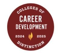 Colleges of Distinction Career Development Award 2024-2025